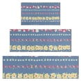 thumbnail image 1 of Pioneer Flower Floral Print Pattern Kitchen Rugs Sets Of 3,Kitchen Runner Rugs Non Skid Washable,Decorative Kitchen Floor Mats for Kitchen,Sink,Laundry,17"x30"+ 17"x47" + 17"x59", 1 of 6