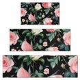 thumbnail image 1 of Pioneer Flower Floral Print Pattern Kitchen Rugs Sets Of 3,Kitchen Runner Rugs Non Skid Washable,Decorative Kitchen Floor Mats for Kitchen,Sink,Laundry,17"x30"+ 17"x47" + 17"x59", 1 of 6