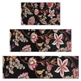 thumbnail image 1 of Pioneer Flower Floral Print Pattern Kitchen Rugs Sets Of 3,Kitchen Runner Rugs Non Skid Washable,Decorative Kitchen Floor Mats for Kitchen,Sink,Laundry,17"x30"+ 17"x47" + 17"x59", 1 of 6