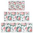 thumbnail image 1 of Pioneer Flower Floral Print Pattern Kitchen Rugs Sets Of 3,Kitchen Runner Rugs Non Skid Washable,Decorative Kitchen Floor Mats for Kitchen,Sink,Laundry,17"x30"+ 17"x47" + 17"x59", 1 of 6