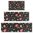 thumbnail image 1 of Pioneer Flower Floral Print Pattern Kitchen Rugs Sets Of 3,Kitchen Runner Rugs Non Skid Washable,Decorative Kitchen Floor Mats for Kitchen,Sink,Laundry,17"x30"+ 17"x47" + 17"x59", 1 of 6