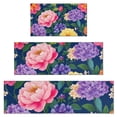 thumbnail image 1 of Pioneer Flower Floral Print Pattern Kitchen Rugs Sets Of 3,Kitchen Runner Rugs Non Skid Washable,Decorative Kitchen Floor Mats for Kitchen,Sink,Laundry,17"x30"+ 17"x47" + 17"x59", 1 of 6