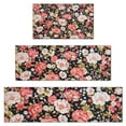 thumbnail image 1 of Pioneer Flower Floral Print Pattern Kitchen Rugs Sets Of 3,Kitchen Runner Rugs Non Skid Washable,Decorative Kitchen Floor Mats for Kitchen,Sink,Laundry,17"x30"+ 17"x47" + 17"x59", 1 of 6