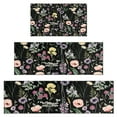 thumbnail image 1 of Pioneer Flower Floral Print Pattern Kitchen Rugs Sets Of 3,Kitchen Runner Rugs Non Skid Washable,Decorative Kitchen Floor Mats for Kitchen,Sink,Laundry,17"x30"+ 17"x47" + 17"x59", 1 of 6