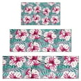 thumbnail image 1 of Pioneer Flower Floral Print Pattern Kitchen Rugs Sets Of 3,Kitchen Runner Rugs Non Skid Washable,Decorative Kitchen Floor Mats for Kitchen,Sink,Laundry,17"x30"+ 17"x47" + 17"x59", 1 of 6