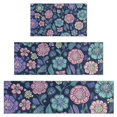 thumbnail image 1 of Pioneer Flower Floral Print Pattern Kitchen Rugs Sets Of 3,Kitchen Runner Rugs Non Skid Washable,Decorative Kitchen Floor Mats for Kitchen,Sink,Laundry,17"x30"+ 17"x47" + 17"x59", 1 of 6