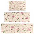 thumbnail image 1 of Pioneer Flower Floral Print Pattern Kitchen Rugs Sets Of 3,Kitchen Runner Rugs Non Skid Washable,Decorative Kitchen Floor Mats for Kitchen,Sink,Laundry,17"x30"+ 17"x47" + 17"x59", 1 of 6