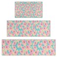thumbnail image 1 of Pioneer Flower Floral Print Pattern Kitchen Rugs Sets Of 3,Kitchen Runner Rugs Non Skid Washable,Decorative Kitchen Floor Mats for Kitchen,Sink,Laundry,17"x30"+ 17"x47" + 17"x59", 1 of 6