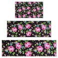thumbnail image 1 of Pioneer Flower Floral Print Pattern Kitchen Rugs Sets Of 3,Kitchen Runner Rugs Non Skid Washable,Decorative Kitchen Floor Mats for Kitchen,Sink,Laundry,17"x30"+ 17"x47" + 17"x59", 1 of 6