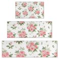 thumbnail image 1 of Pioneer Flower Floral Print Pattern Kitchen Rugs Sets Of 3,Kitchen Runner Rugs Non Skid Washable,Decorative Kitchen Floor Mats for Kitchen,Sink,Laundry,17"x30"+ 17"x47" + 17"x59", 1 of 6