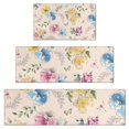 thumbnail image 1 of Pioneer Flower Floral Print Pattern Kitchen Rugs Sets Of 3,Kitchen Runner Rugs Non Skid Washable,Decorative Kitchen Floor Mats for Kitchen,Sink,Laundry,17"x30"+ 17"x47" + 17"x59", 1 of 6