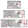 thumbnail image 1 of Pioneer Flower Floral Print Pattern Kitchen Rugs Sets Of 3,Kitchen Runner Rugs Non Skid Washable,Decorative Kitchen Floor Mats for Kitchen,Sink,Laundry,17"x30"+ 17"x47" + 17"x59", 1 of 6