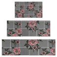 thumbnail image 1 of Pioneer Flower Floral Print Pattern Kitchen Rugs Sets Of 3,Kitchen Runner Rugs Non Skid Washable,Decorative Kitchen Floor Mats for Kitchen,Sink,Laundry,17"x30"+ 17"x47" + 17"x59", 1 of 6