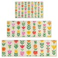 thumbnail image 1 of Pioneer Flower Floral Print Pattern Kitchen Rugs Sets Of 3,Kitchen Runner Rugs Non Skid Washable,Decorative Kitchen Floor Mats for Kitchen,Sink,Laundry,17"x30"+ 17"x47" + 17"x59", 1 of 6