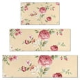 thumbnail image 1 of Pioneer Flower Floral Print Pattern Kitchen Rugs Sets Of 3,Kitchen Runner Rugs Non Skid Washable,Decorative Kitchen Floor Mats for Kitchen,Sink,Laundry,17"x30"+ 17"x47" + 17"x59", 1 of 6
