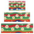 thumbnail image 1 of Pioneer Flower Floral Print Pattern Kitchen Rugs Sets Of 3,Kitchen Runner Rugs Non Skid Washable,Decorative Kitchen Floor Mats for Kitchen,Sink,Laundry,17"x30"+ 17"x47" + 17"x59", 1 of 6