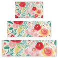 thumbnail image 1 of Pioneer Flower Floral Print Pattern Kitchen Rugs Sets Of 3,Kitchen Runner Rugs Non Skid Washable,Decorative Kitchen Floor Mats for Kitchen,Sink,Laundry,17"x30"+ 17"x47" + 17"x59", 1 of 6