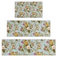 thumbnail image 1 of Pioneer Flower Floral Print Pattern Kitchen Rugs Sets Of 3,Kitchen Runner Rugs Non Skid Washable,Decorative Kitchen Floor Mats for Kitchen,Sink,Laundry,17"x30"+ 17"x47" + 17"x59", 1 of 6