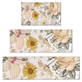 thumbnail image 1 of Pioneer Flower Floral Print Pattern Kitchen Rugs Sets Of 3,Kitchen Runner Rugs Non Skid Washable,Decorative Kitchen Floor Mats for Kitchen,Sink,Laundry,17"x30"+ 17"x47" + 17"x59", 1 of 6