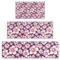 thumbnail image 1 of Pioneer Flower Floral Print Pattern Kitchen Rugs Sets Of 3,Kitchen Runner Rugs Non Skid Washable,Decorative Kitchen Floor Mats for Kitchen,Sink,Laundry,17"x30"+ 17"x47" + 17"x59", 1 of 6