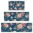 thumbnail image 1 of Pioneer Flower Floral Print Pattern Kitchen Rugs Sets Of 3,Kitchen Runner Rugs Non Skid Washable,Decorative Kitchen Floor Mats for Kitchen,Sink,Laundry,17"x30"+ 17"x47" + 17"x59", 1 of 6