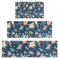 thumbnail image 1 of Pioneer Flower Floral Print Pattern Kitchen Rugs Sets Of 3,Kitchen Runner Rugs Non Skid Washable,Decorative Kitchen Floor Mats for Kitchen,Sink,Laundry,17"x30"+ 17"x47" + 17"x59", 1 of 6