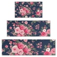 thumbnail image 1 of Pioneer Flower Floral Print Pattern Kitchen Rugs Sets Of 3,Kitchen Runner Rugs Non Skid Washable,Decorative Kitchen Floor Mats for Kitchen,Sink,Laundry,17"x30"+ 17"x47" + 17"x59", 1 of 6