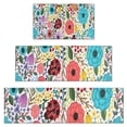 thumbnail image 1 of Pioneer Flower Floral Print Pattern Kitchen Rugs Sets Of 3,Kitchen Runner Rugs Non Skid Washable,Decorative Kitchen Floor Mats for Kitchen,Sink,Laundry,17"x30"+ 17"x47" + 17"x59", 1 of 6