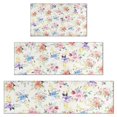 thumbnail image 1 of Pioneer Flower Floral Print Pattern Kitchen Rugs Sets Of 3,Kitchen Runner Rugs Non Skid Washable,Decorative Kitchen Floor Mats for Kitchen,Sink,Laundry,17"x30"+ 17"x47" + 17"x59", 1 of 6