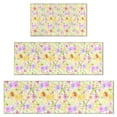 thumbnail image 1 of Pioneer Flower Floral Print Pattern Kitchen Rugs Sets Of 3,Kitchen Runner Rugs Non Skid Washable,Decorative Kitchen Floor Mats for Kitchen,Sink,Laundry,17"x30"+ 17"x47" + 17"x59", 1 of 6