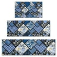 thumbnail image 1 of Pioneer Flower Floral Print Pattern Kitchen Rugs Sets Of 3,Kitchen Runner Rugs Non Skid Washable,Decorative Kitchen Floor Mats for Kitchen,Sink,Laundry,17"x30"+ 17"x47" + 17"x59", 1 of 6