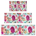 thumbnail image 1 of Pioneer Flower Floral Print Pattern Kitchen Rugs Sets Of 3,Kitchen Runner Rugs Non Skid Washable,Decorative Kitchen Floor Mats for Kitchen,Sink,Laundry,17"x30"+ 17"x47" + 17"x59", 1 of 6