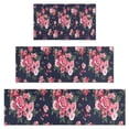 thumbnail image 1 of Pioneer Flower Floral Print Pattern Kitchen Rugs Sets Of 3,Kitchen Runner Rugs Non Skid Washable,Decorative Kitchen Floor Mats for Kitchen,Sink,Laundry,17"x30"+ 17"x47" + 17"x59", 1 of 6