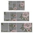 thumbnail image 1 of Pioneer Flower Floral Print Pattern Kitchen Rugs Sets Of 3,Kitchen Runner Rugs Non Skid Washable,Decorative Kitchen Floor Mats for Kitchen,Sink,Laundry,17"x30"+ 17"x47" + 17"x59", 1 of 6