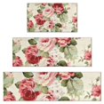 thumbnail image 1 of Pioneer Flower Floral Print Pattern Kitchen Rugs Sets Of 3,Kitchen Runner Rugs Non Skid Washable,Decorative Kitchen Floor Mats for Kitchen,Sink,Laundry,17"x30"+ 17"x47" + 17"x59", 1 of 6