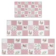 thumbnail image 1 of Pioneer Flower Floral Print Pattern Kitchen Rugs Sets Of 3,Kitchen Runner Rugs Non Skid Washable,Decorative Kitchen Floor Mats for Kitchen,Sink,Laundry,17"x30"+ 17"x47" + 17"x59", 1 of 6