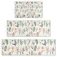 thumbnail image 1 of Pioneer Flower Floral Print Pattern Kitchen Rugs Sets Of 3,Kitchen Runner Rugs Non Skid Washable,Decorative Kitchen Floor Mats for Kitchen,Sink,Laundry,17"x30"+ 17"x47" + 17"x59", 1 of 6
