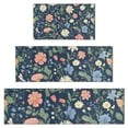 thumbnail image 1 of Pioneer Flower Floral Print Pattern Kitchen Rugs Sets Of 3,Kitchen Runner Rugs Non Skid Washable,Decorative Kitchen Floor Mats for Kitchen,Sink,Laundry,17"x30"+ 17"x47" + 17"x59", 1 of 6