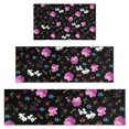 thumbnail image 1 of Pioneer Flower Floral Print Pattern Kitchen Rugs Sets Of 3,Kitchen Runner Rugs Non Skid Washable,Decorative Kitchen Floor Mats for Kitchen,Sink,Laundry,17"x30"+ 17"x47" + 17"x59", 1 of 6