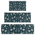 thumbnail image 1 of Pioneer Flower Floral Print Pattern Kitchen Rugs Sets Of 3,Kitchen Runner Rugs Non Skid Washable,Decorative Kitchen Floor Mats for Kitchen,Sink,Laundry,17"x30"+ 17"x47" + 17"x59", 1 of 6