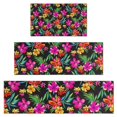 thumbnail image 1 of Pioneer Flower Floral Print Pattern Kitchen Rugs Sets Of 3,Kitchen Runner Rugs Non Skid Washable,Decorative Kitchen Floor Mats for Kitchen,Sink,Laundry,17"x30"+ 17"x47" + 17"x59", 1 of 6
