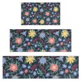 thumbnail image 1 of Pioneer Flower Floral Print Pattern Kitchen Rugs Sets Of 3,Kitchen Runner Rugs Non Skid Washable,Decorative Kitchen Floor Mats for Kitchen,Sink,Laundry,17"x30"+ 17"x47" + 17"x59", 1 of 6