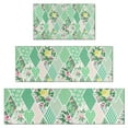 thumbnail image 1 of Pioneer Flower Floral Print Pattern Kitchen Rugs Sets Of 3,Kitchen Runner Rugs Non Skid Washable,Decorative Kitchen Floor Mats for Kitchen,Sink,Laundry,17"x30"+ 17"x47" + 17"x59", 1 of 6