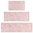 thumbnail image 1 of Pioneer Flower Floral Print Pattern Kitchen Rugs Sets Of 3,Kitchen Runner Rugs Non Skid Washable,Decorative Kitchen Floor Mats for Kitchen,Sink,Laundry,17"x30"+ 17"x47" + 17"x59", 1 of 6