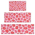 thumbnail image 1 of Pioneer Flower Floral Print Pattern Kitchen Rugs Sets Of 3,Kitchen Runner Rugs Non Skid Washable,Decorative Kitchen Floor Mats for Kitchen,Sink,Laundry,17"x30"+ 17"x47" + 17"x59", 1 of 6