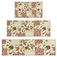 thumbnail image 1 of Pioneer Flower Floral Print Pattern Kitchen Rugs Sets Of 3,Kitchen Runner Rugs Non Skid Washable,Decorative Kitchen Floor Mats for Kitchen,Sink,Laundry,17"x30"+ 17"x47" + 17"x59", 1 of 6