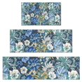 thumbnail image 1 of Pioneer Flower Floral Print Pattern Kitchen Rugs Sets Of 3,Kitchen Runner Rugs Non Skid Washable,Decorative Kitchen Floor Mats for Kitchen,Sink,Laundry,17"x30"+ 17"x47" + 17"x59", 1 of 6