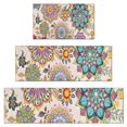 thumbnail image 1 of Pioneer Flower Floral Print Pattern Kitchen Rugs Sets Of 3,Kitchen Runner Rugs Non Skid Washable,Decorative Kitchen Floor Mats for Kitchen,Sink,Laundry,17"x30"+ 17"x47" + 17"x59", 1 of 6