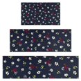 thumbnail image 1 of Pioneer Flower Floral Print Pattern Kitchen Rugs Sets Of 3,Kitchen Runner Rugs Non Skid Washable,Decorative Kitchen Floor Mats for Kitchen,Sink,Laundry,17"x30"+ 17"x47" + 17"x59", 1 of 6