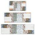 thumbnail image 1 of Pioneer Flower Floral Print Pattern Kitchen Rugs Sets Of 3,Kitchen Runner Rugs Non Skid Washable,Decorative Kitchen Floor Mats for Kitchen,Sink,Laundry,17"x30"+ 17"x47" + 17"x59", 1 of 6